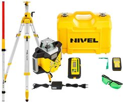 Nivel System Nl720G Digital Niwelator Laserowy Rotacyjny Z Zieloną Wiązką + Statyw Sjj32 Łata Ls 24 (Nl720Gdigitalsetsjj32Ls24)