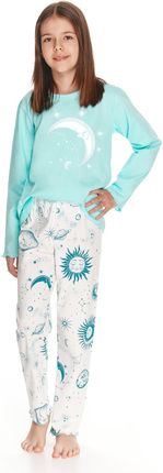 Piżama dziewczęca z wysokiej jakości bawełny Taro Livia 2589 dł/r 86-116 Z23
