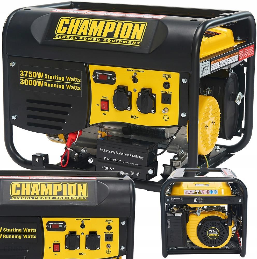 Generator prądu Champion CHAMPIONECPG4000E1EU+OLEJ - Opinie i ceny na