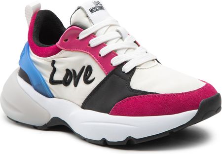 LOVE MOSCHINO Sneakersy JA15555G1FIO612A Kolorowy