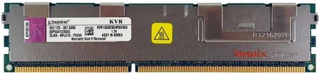 Kingston 8GB 1333MHz DDR3 ECC Reg CL9 DIMM 2R x4 w/Thermal Sensor (Intel) (KVR1333D3D4R9S/8GI)
