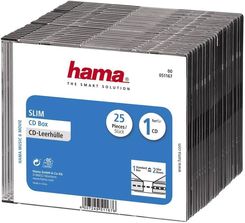 Zdjęcie Hama CD Slim Box, black, pack of 25 pcs (00051167) - Inowrocław
