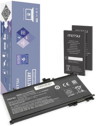 Mitsu Bateria TE04XL TPN-Q173 905175-271 do Hp Omen 15 (BCHP15XL)