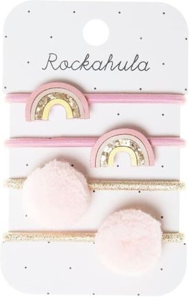 Rockahula Kids - 4 gumki do włosów Magical Rainbow Ponies