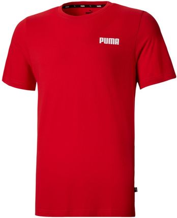 Koszulka męska Puma ESS SMALL LOGO czerwona 84722504