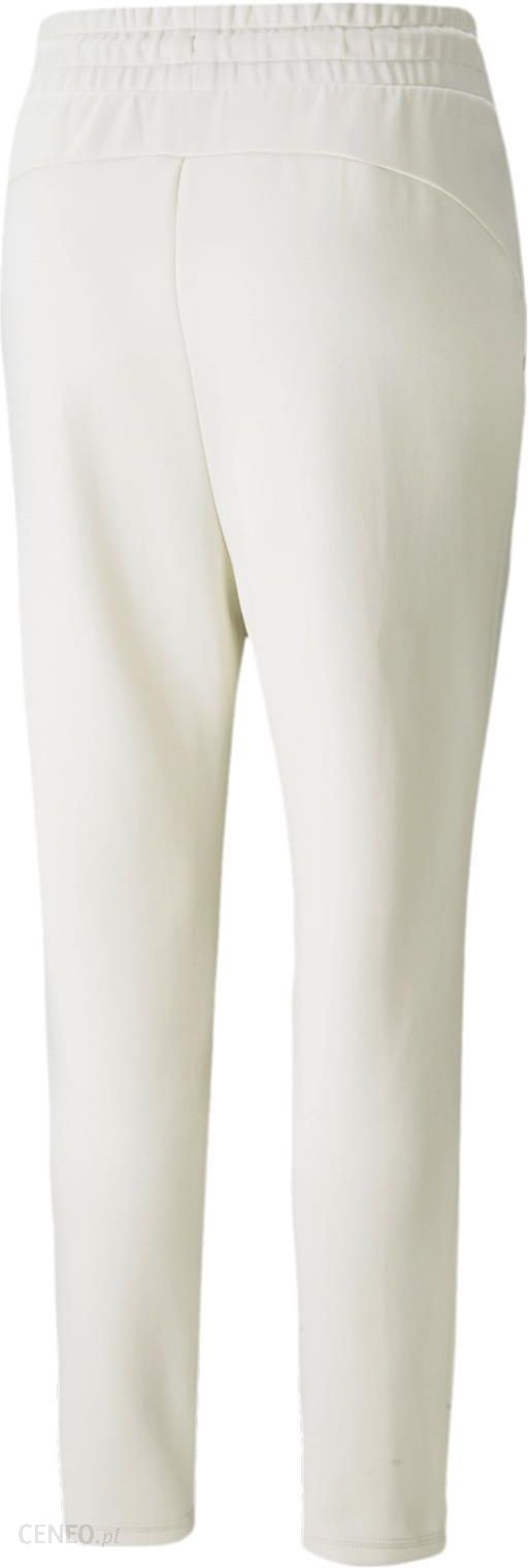 Spodnie dresowe damskie Puma EVOSTRIPE białe 58916073