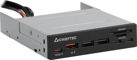 CHIEFTEC CRD-908H, 3,5" USB 3.2 Hub