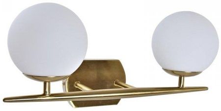 Dkd Home Decor Lampa ścienna Szkło Złoty Metal Biały 220 V 40 W (42 15 20 cm) 