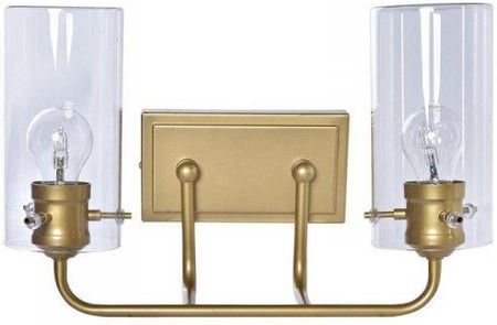 Dkd Home Decor Lampa ścienna Szkło Złoty Metal 220 V 50 W (41 17 24 cm) 
