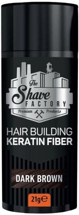 Włókna Keratynowe Do Zagęszczenia Włosów The Shave Factory Keratin Fiber Dark Brown 21G