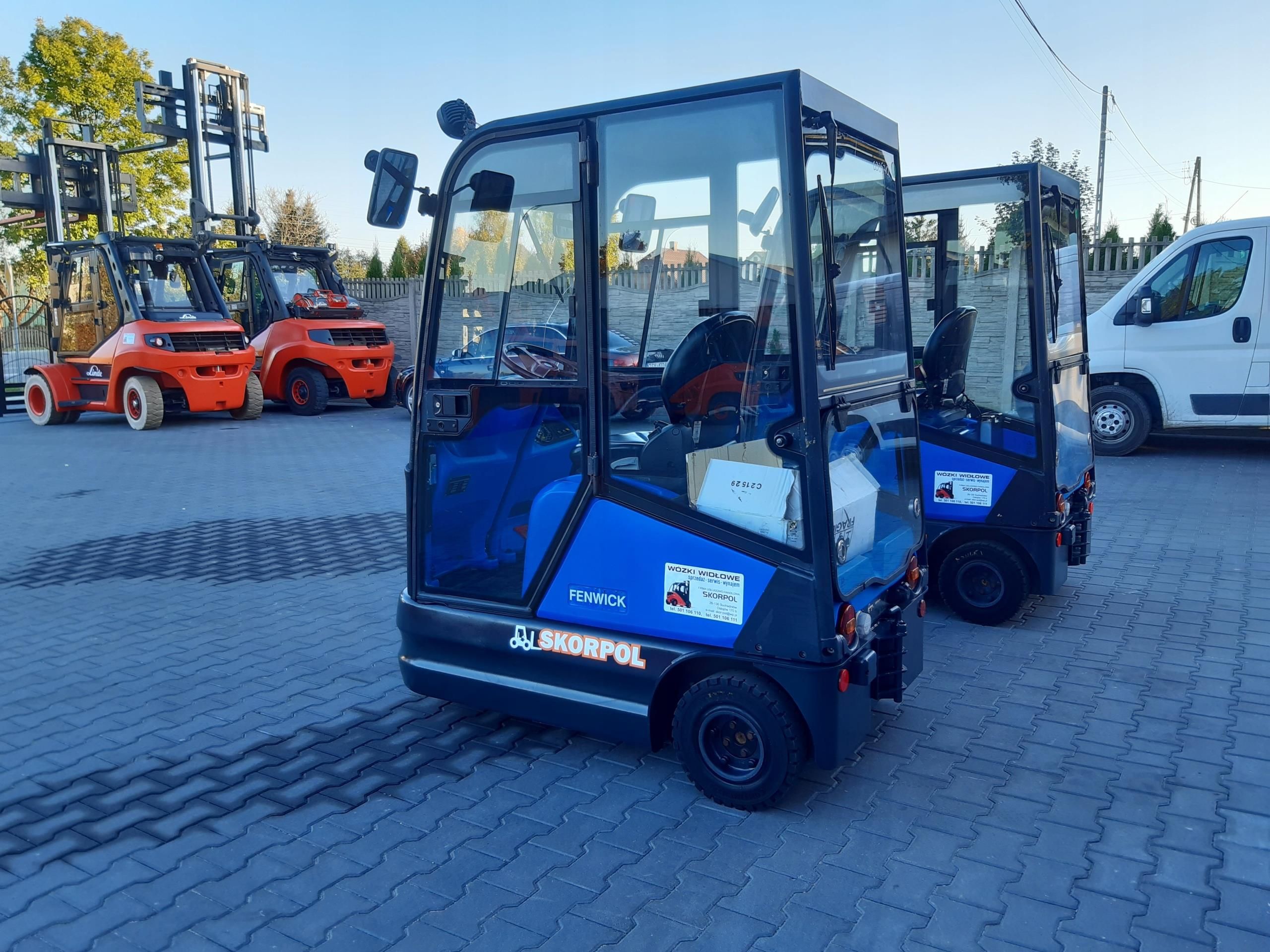 TRAKTOR PRZEMYSŁOWY ELEKTRYCZNY LINDE P 60 - zdjęcie 4 TRAKTOR PRZEMYSŁOWY ELEKTRYCZNY LINDE P 60
