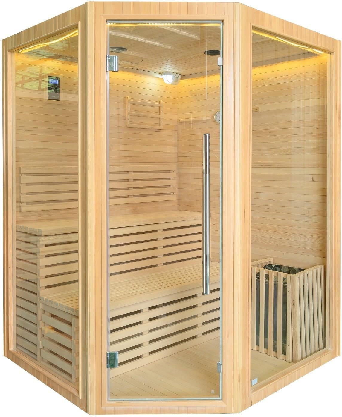 Zepehof Sauna Fińska Sucha Z Piecem 160X160cm 6,0kW Led Bluetooth Radio  Sn-011 - Opinie i ceny na 