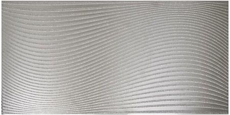 Ceramstic Ch Metalico Waves Silver Dekor Dgl.303A.Ws 60x30