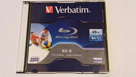 Verbatim Bd-r 25GB x6 Printable Gloss 5szt. slimCD