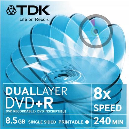 Tdk DVD+DL 8.5GB Printable - 5szt Navi \ XBOX360