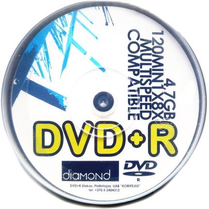 Płyty Diamond Dvd+r 4,7 Gb MCC Cb 10 sztuk