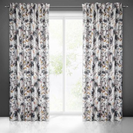 Eurofirany Zasłona Gotowa Nika Na Taśmie 140X270 Cm Wielokolorowy 34030