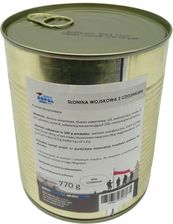 Zdjęcie Konserwa Wp Słonina wojskowa z czosnkiem 770g - Brzeszcze