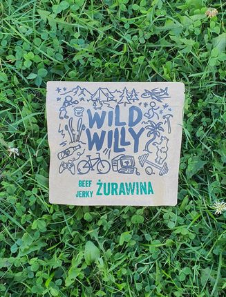 Suszona Wołowina Wild Willy smak Żurawina 100G