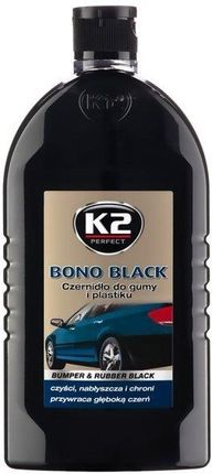 K2 Bono Black 500Ml  Czernidło Do Gumy I Plastiku