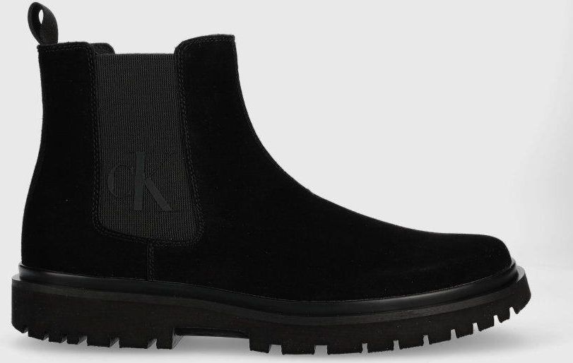 calvin klein lug mid lace up boot