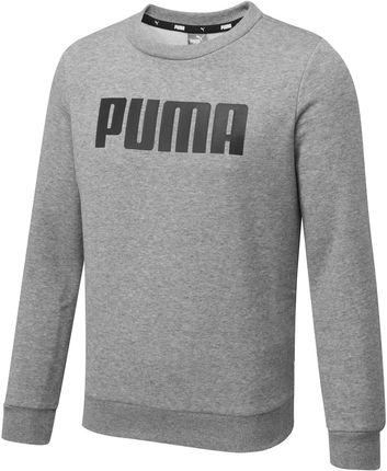 Bluza dziewczęca Puma ESS CREW FL szara 84759503