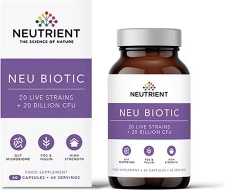 Synbiotyk Neu Biotic Neutrient 60 kapsułek
