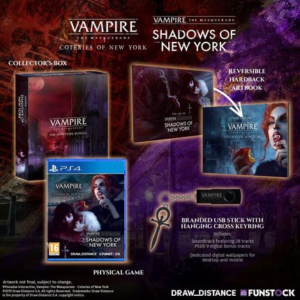 Vampire The Masquerade Coteries of New York / Shadows of New York Collector's Edition (Gra PS4)