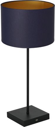 Luminex Table lamp USB granatowy/złoty (912)