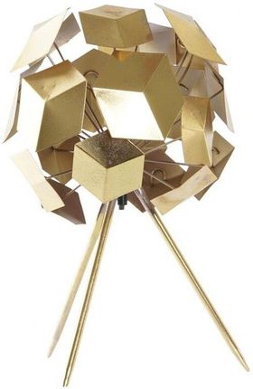 Dkd Home Decor Lampa stołowa Złoty 220 V 50 W Nowoczesny Geometryczny (29 x 29 45 cm) (S3031436)
