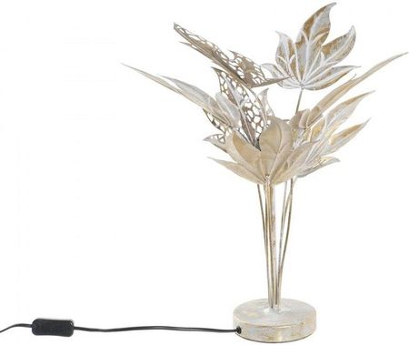 Dkd Home Decor Lampa stołowa Szary Tropikalny Liść roślin (42 x 42 47 cm) (S3031442)