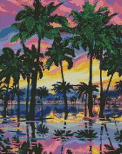 Zdjęcie 5D Haft Diamentowy Mozaika Na Drewnie 40X50 Ideyka - Kraków