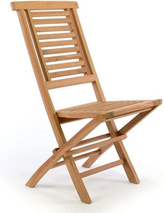 Krzesło Ogrodowe Divero Drewniane Składane