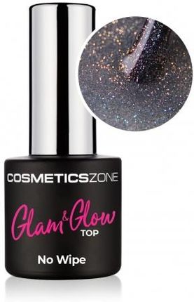 Cosmetics Zone Top hybrydowy Glam & Glow Glitter Multicolor - 7ml