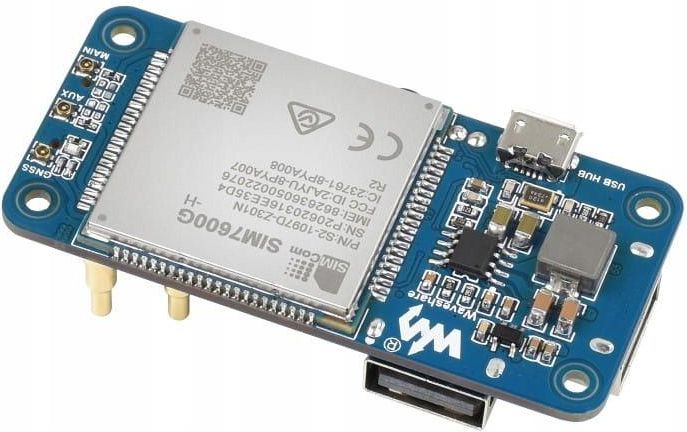 Mikrokontroler WAVESHARE SIM7600G-H 4G HAT (B) DLA RASPBERRY PI ...