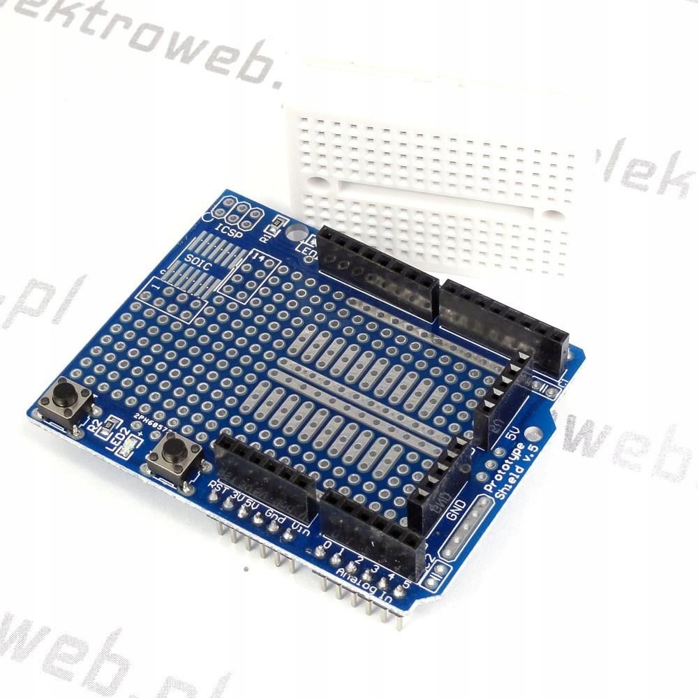 Mikrokontroler Elektroweb NakŁadka Proto Shield PŁytka Stykowa Arduino Uno 5904162801008 4283