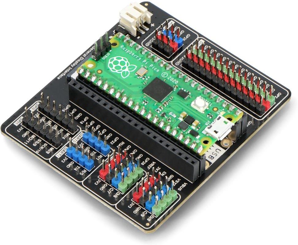 Mikrokontroler DFROBOT GRAVITY - PŁYTKA ROZSZERZEŃ DO RASPBERRY PI PICO ...