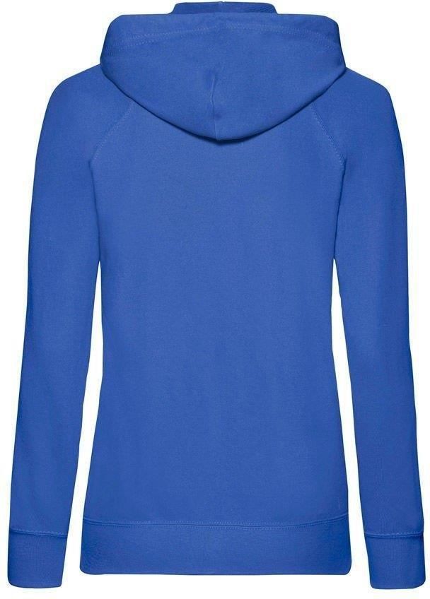 DAMSKA bluza, zapinana na suwak, kaptur, FRUIT OF THE LOOM, LIGHT ciennoniebieska - zdjęcie 3 DAMSKA bluza, zapinana na suwak, kaptur, FRUIT OF THE LOOM, LIGHT ciennoniebieska