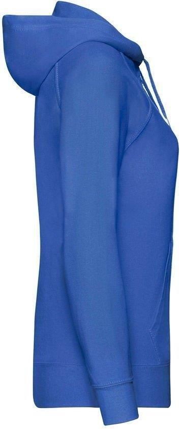 DAMSKA bluza, zapinana na suwak, kaptur, FRUIT OF THE LOOM, LIGHT ciennoniebieska - zdjęcie 2 DAMSKA bluza, zapinana na suwak, kaptur, FRUIT OF THE LOOM, LIGHT ciennoniebieska