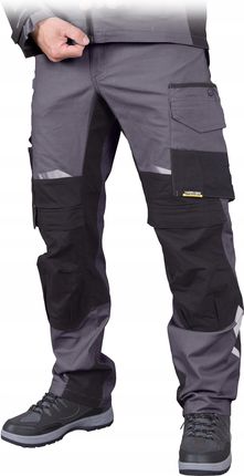 Leber&Hollman Spodnie Robocze Bawełna Odblaski Super Design R.52