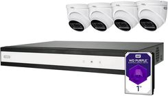 Abus Zestaw Monitorujący Performance Line Tvvr33842D Analogowy Ahd Z 4 Kamerami 2560x1940 Px 1 Tb