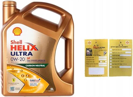 Shell Olej 0W-20 Helix Ultra Sp 5L
