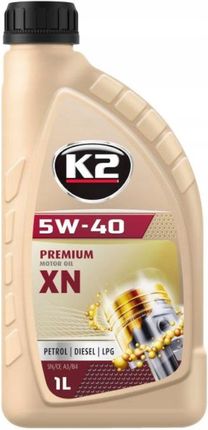 K2 Olej 5W-40 Sn/Cf Xn 1L