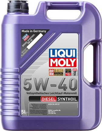 Liqui Moly Olej 5W-40 Diesel Synthoil 5L