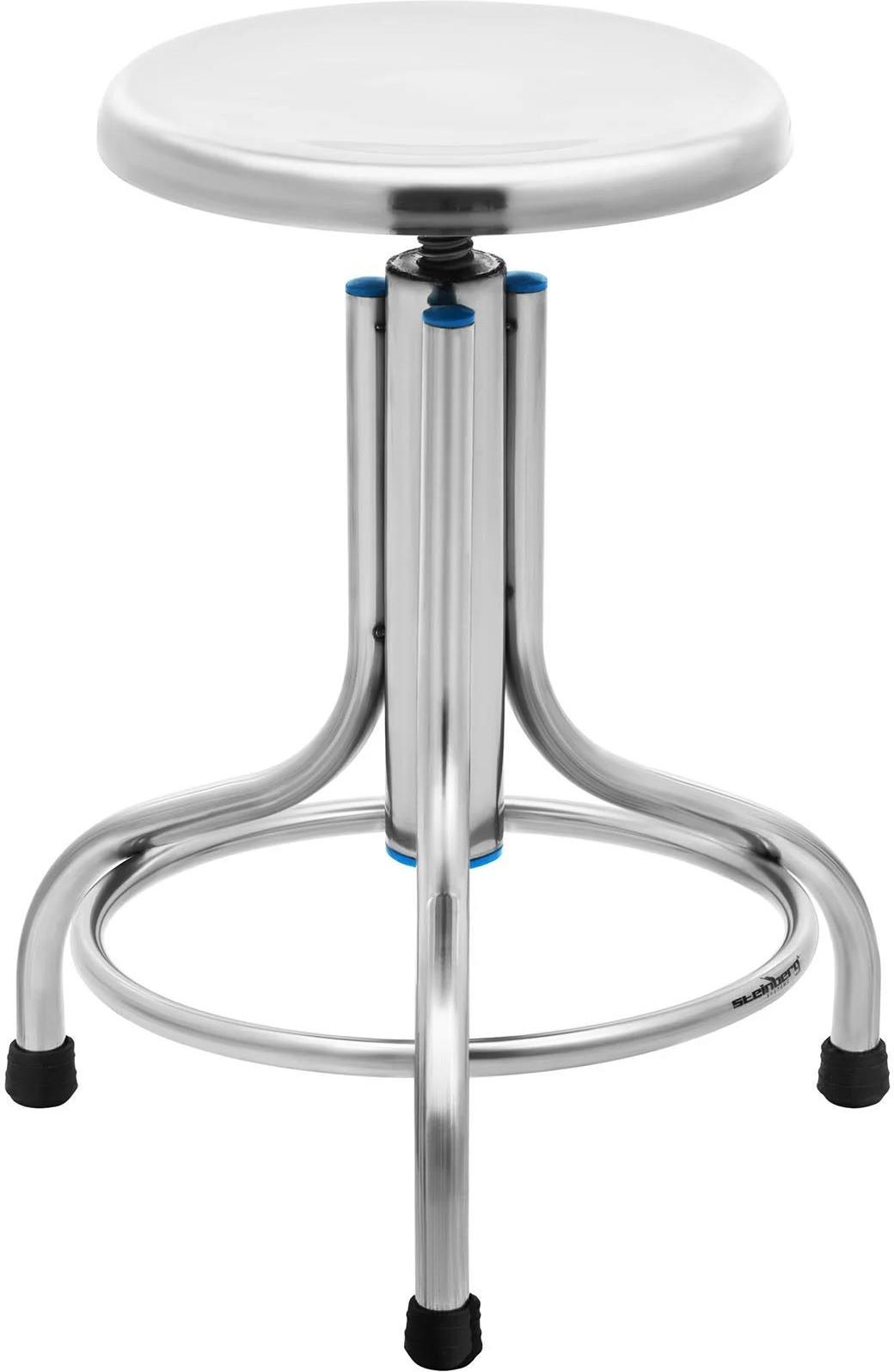 Table De Mayo Roulante En Inox 60x40cm - Hauteur Réglable 84.5-120cm | Roulettes TPR Pour Bloc Opératoire, Clinique
