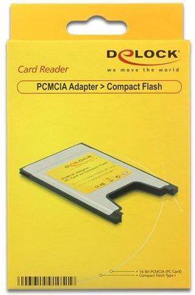 DeLOCK PCMCIA Card Reader for Compact Flash cards (91051)