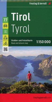 Tirol, Straßen- und Freizeitkarte 1:150.000, freytag &amp; berndt