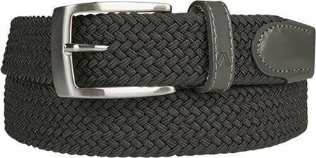 Alberto Gürtel Basic Braided Belt Dark Grey 105