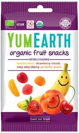 YUMEARTH Żelki bez żelatyny EKO (Fruit Snacks) 50g