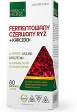 Zdjęcie Medica Herbs Fermentowany Czerwony Ryż + Karczoch 80kaps. - Radzymin